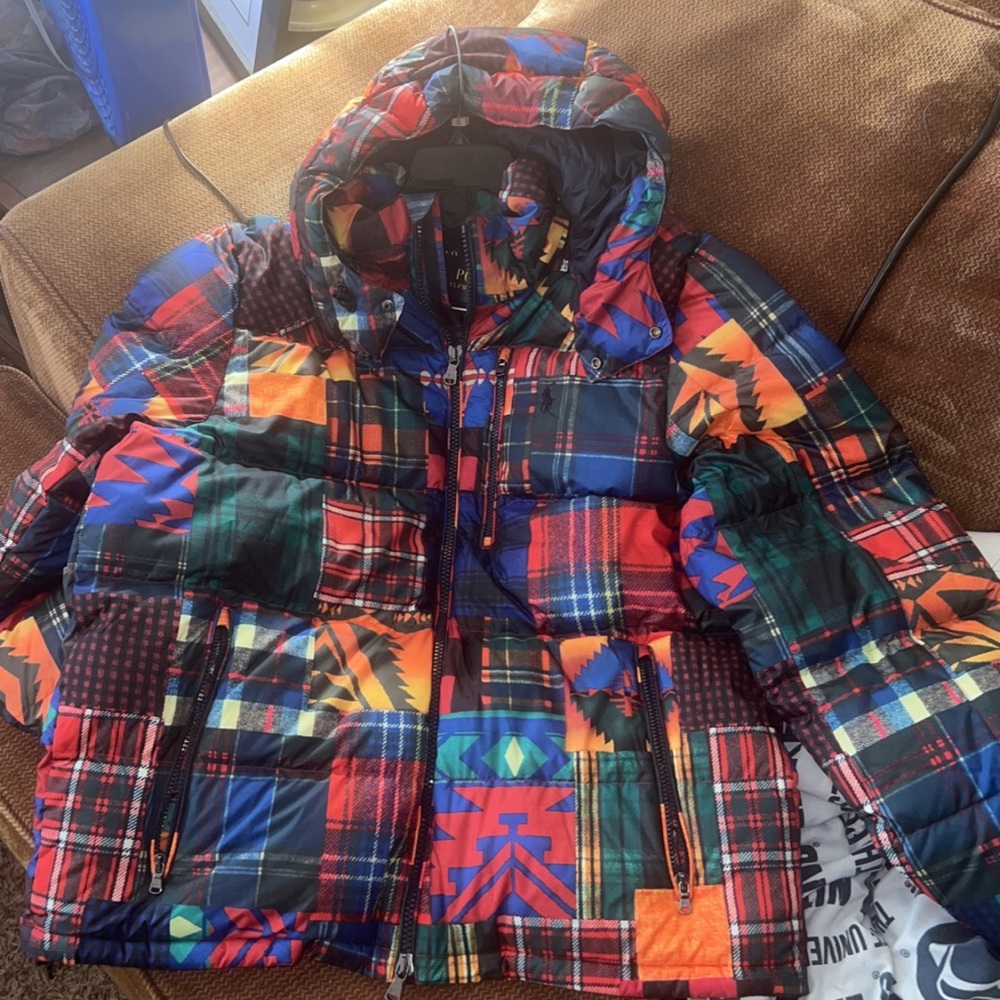 polo ralph lauren aztec southwestern jacket